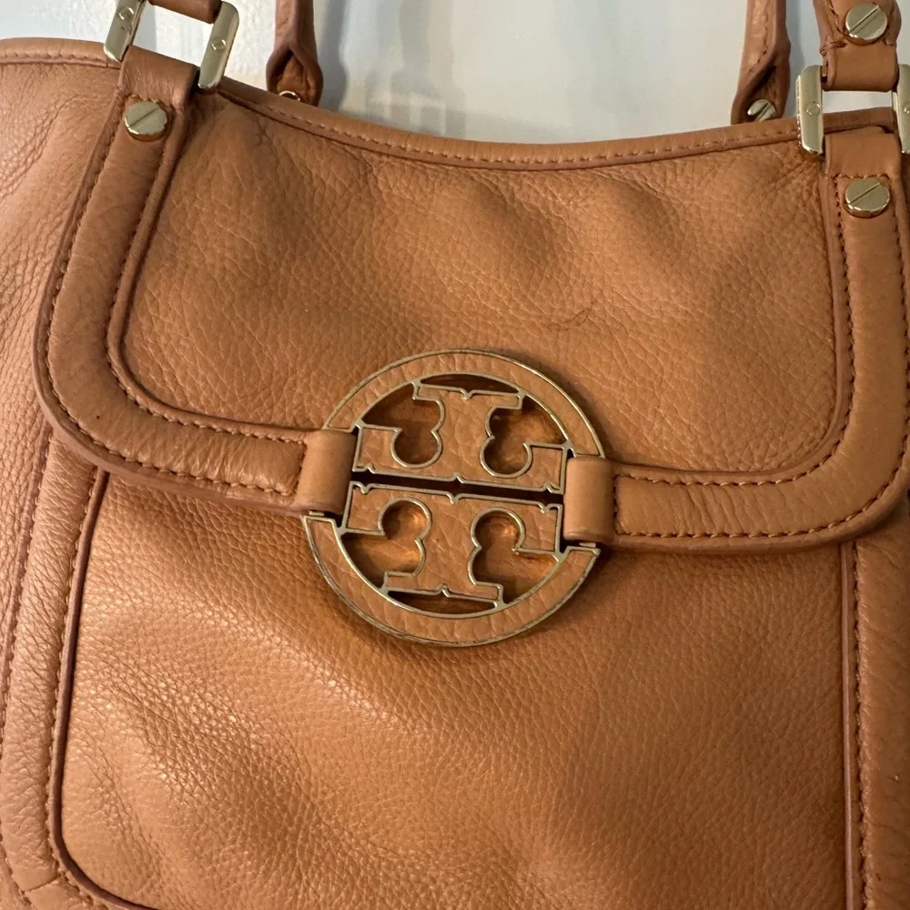 Tory Burch Tan Amanda Leather Tote